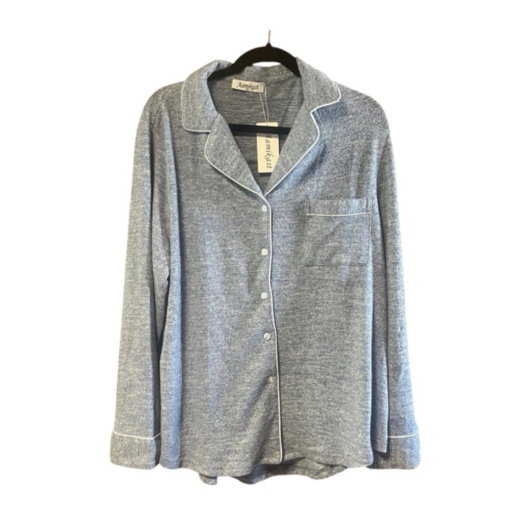 Aamikast Long Sleeve Pajama Shirt NWT